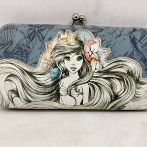Loungefly Ariel Land or Sea Snap Billfold Wallet